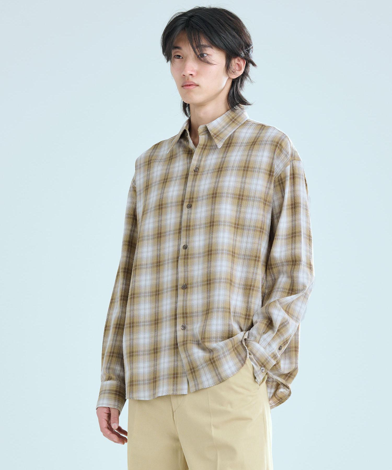 G Pleasy Phen Check Shirt Brown Brown/Free