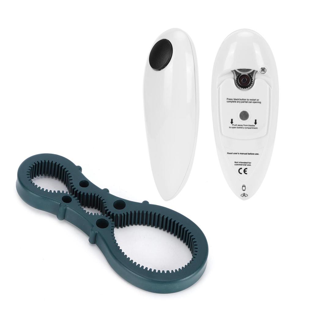 Automatic Electric Can Opener Manual Bottle Opener for Home Kitchen Restaurant Tool