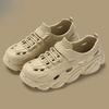 Fashion 2025 New Big Size Women's Summer Hollow-Out Sandals Soft Thick Sole Breathable Lightweight Perforated Casual Beach Walking Shoes