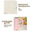 Detachable Design Automatic Stirring Cup Stirring Lid Electric Drink Mixer  Office Use
