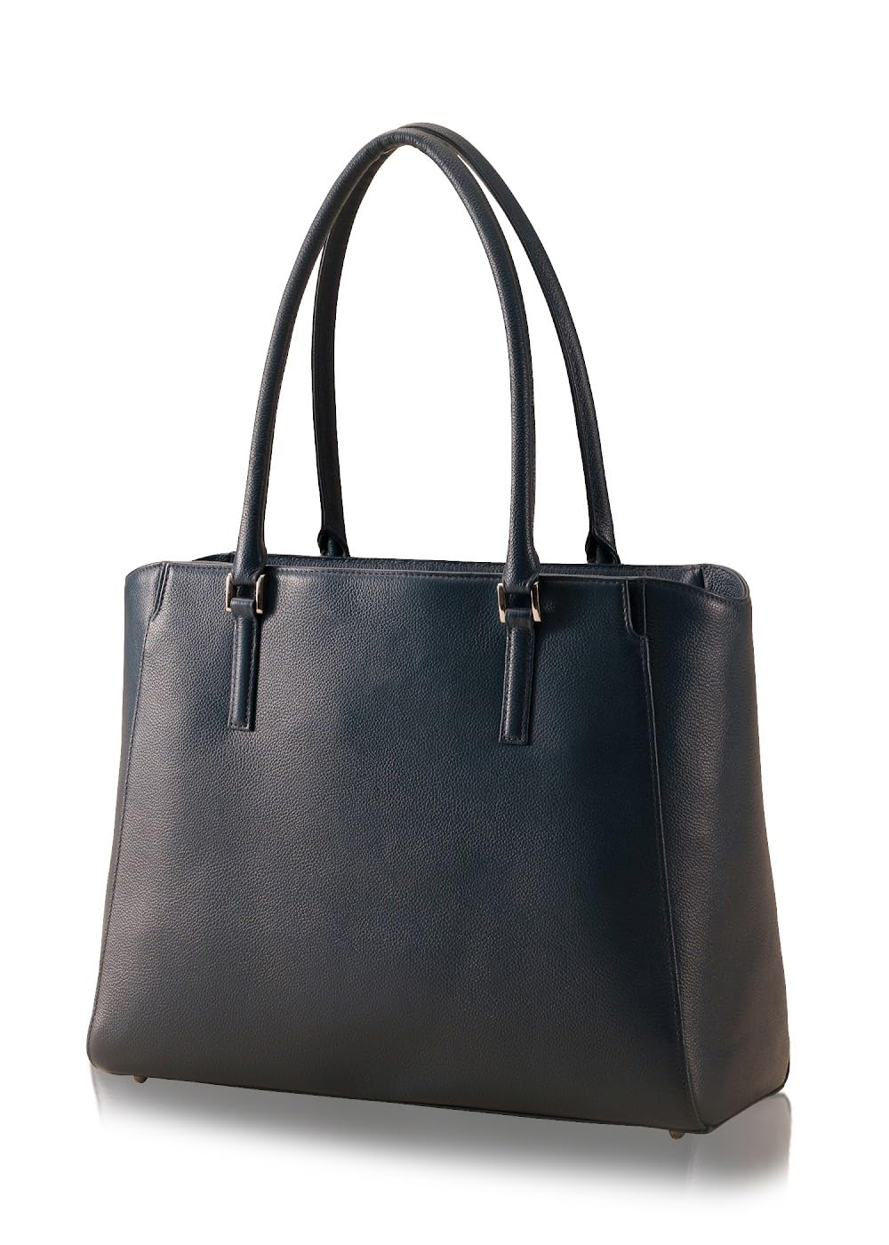 

[LIB] Business Tote Bag, Water-Repellent Original Leather, Genuine Cowhide, Unisex, Large Capacity, Fits 14-inch Laptops, Self-Standing, Double