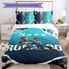 3pcs Custom Name Cristiano Ronaldo Bedding Set Duvet Cover Closure Includes 1 Duvet Cover & 2 Pillowcases for All Seasons Bedroom Decor