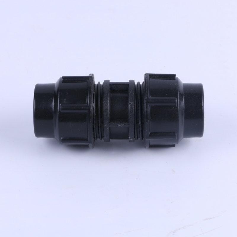 Unión de Tubería de Agua Recta de Conexión Rápida de PE para Riego de Tierras de Cultivo (20-110mm)