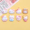 Glossy Cartoon Kitty Resin Shoe Buckle & Hair Clip DIY Accessory