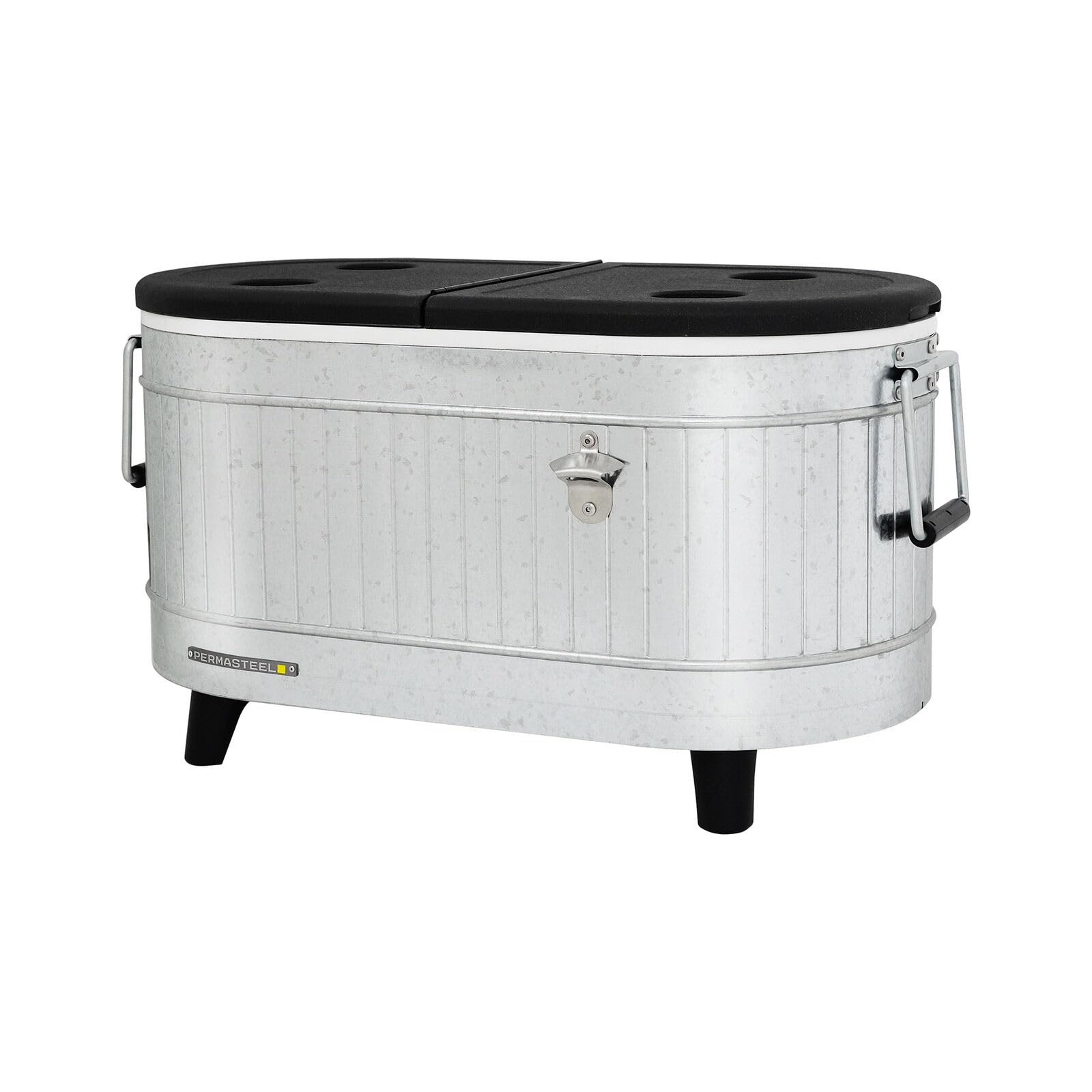 

80 Quart Portable Cooler Galvanized Steel
