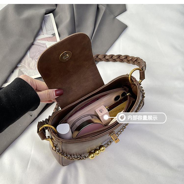 IELGY Textured Vintage Crossbody Shoulder Underarm Bag