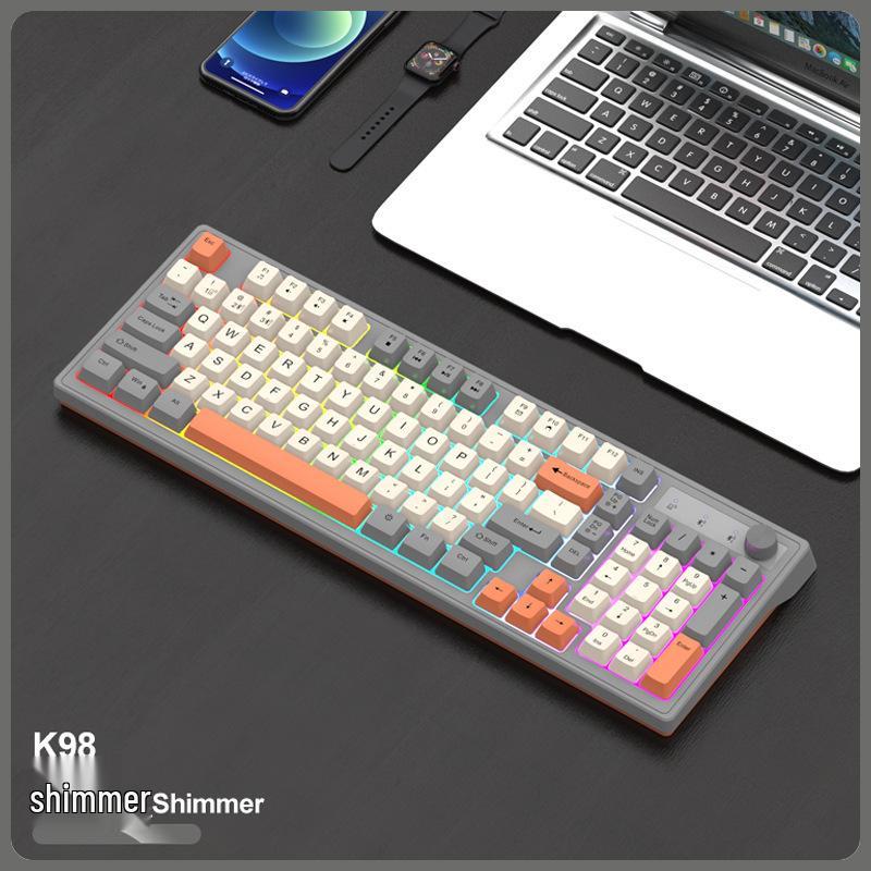 

Viper K98 Wireless Bluetooth Rechargeable Keyboard - Mechanical Feel, Backlit, for Men & Women, PC, Tablet, Office, Gaming.