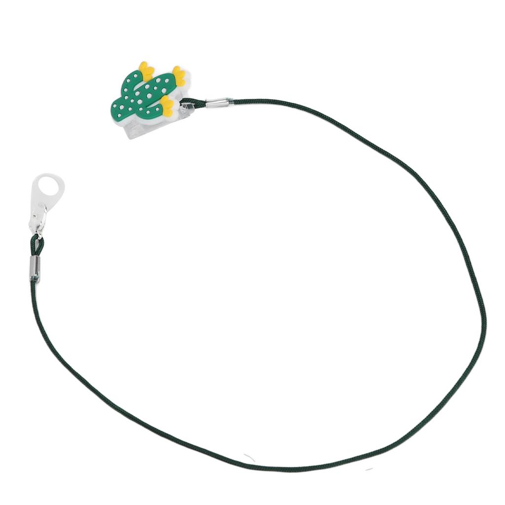 Hearing Aid Lanyard Elderly Children Lovely Cactus Pattern BTE Hearing Aid Clip Holder for Outdoor Activity
