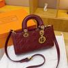 2025 New Horizontal Diamond Handbag Exquisite Versatile Light Luxury Shoulder Messenger Bag