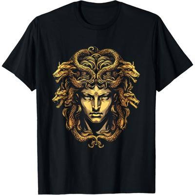 Medusahead Greek Mythology Ancient Snake Hair T-Shirt