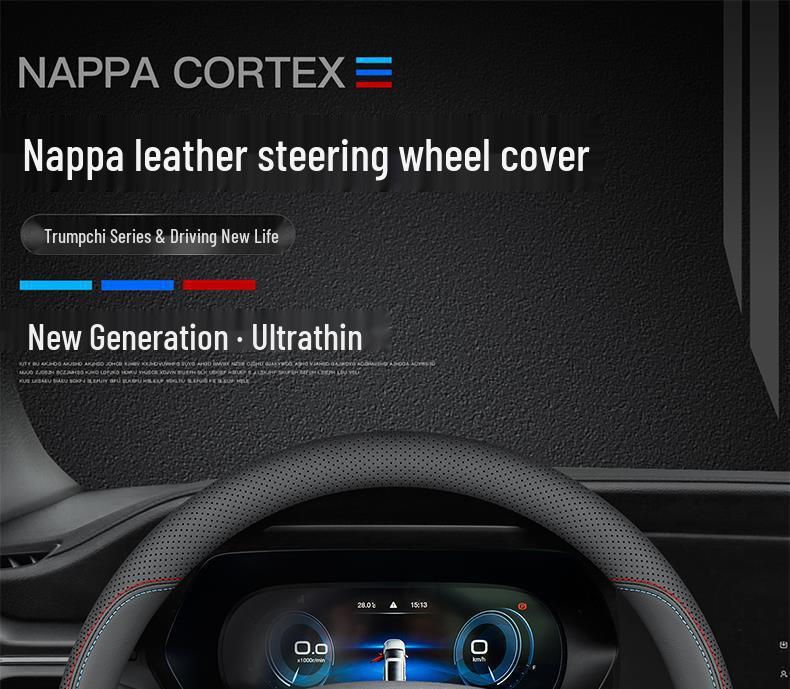 Trumpchi GS8/GS4/M8/M6/GS5 Empow GS3 GA4 AION V/S Mei 580Y Genuine Leather Steering Wheel Cover