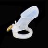 Men's Silicone Chastity Lock Transparent Chastity Lock To Prevent Cheating and Masturbation SM Sex Toys Chastity Lock for Men