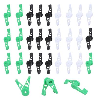 Gardening Training Clips Adjustable Plant Support System for Vine Vegetables 360 Degree Bendable Design Plastic Plant Clips