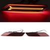 2Pcs Rear Bumper Driving Light LED Brake Parking Lamp Fit for Honda City 2017‑2018