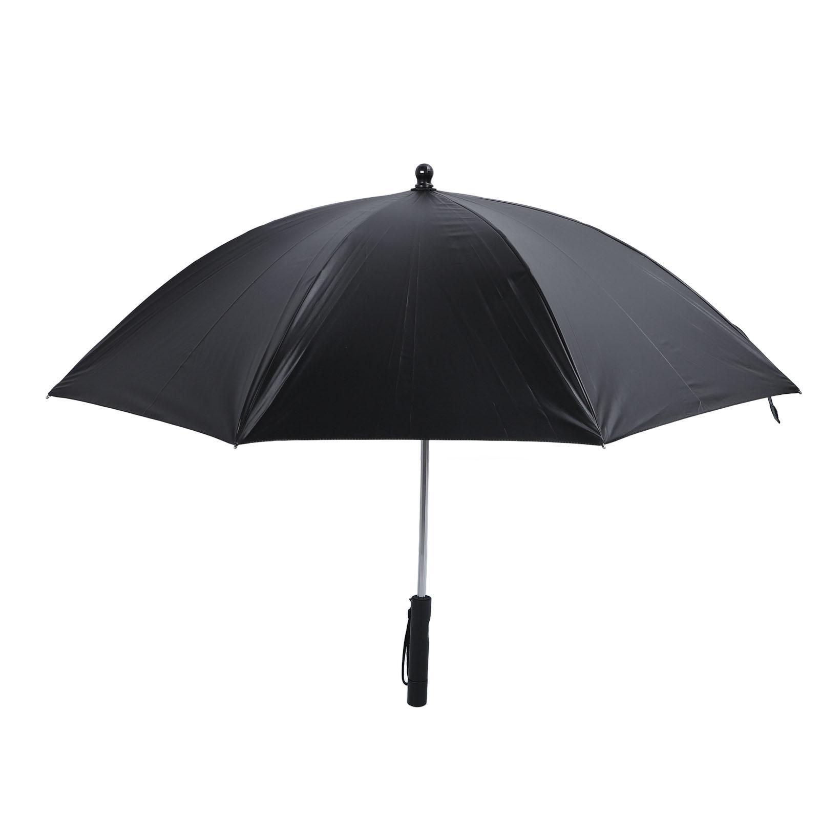 

Зонт от солнца со встроенным вентилятором 80 см 3000 мАч УФ-защита складные лопасти перезаряжаемый охлаждающий вентилятор жёлтый