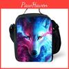 Animal School Lunch Bags Kids Boy's Food Carriers With Soft Handle For Travel