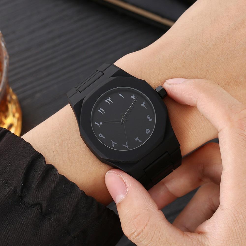 Watches Men'S Watches South East Asia Middle East Arabic Scale Plastic Men'S Quartz Watches Women'S Watches