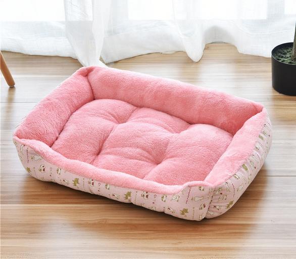 Small Dog House Kennel Pet Nest Four Seasons Washable Teddy Bear Dog Cat House Pet Cushion for Medium Large Dogs or Multiple