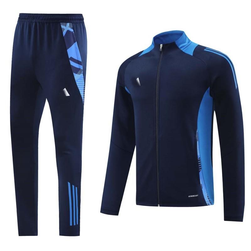 AJ Tracksuit Set Long Zip Football Training Suit No Team Men Women Sportswear