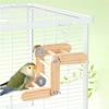 A84E-Adjustable Wood Ladder For Parrots, Bird Climbing Equipment , Sturdy Sunflower Hammock, Parrot Accessories
