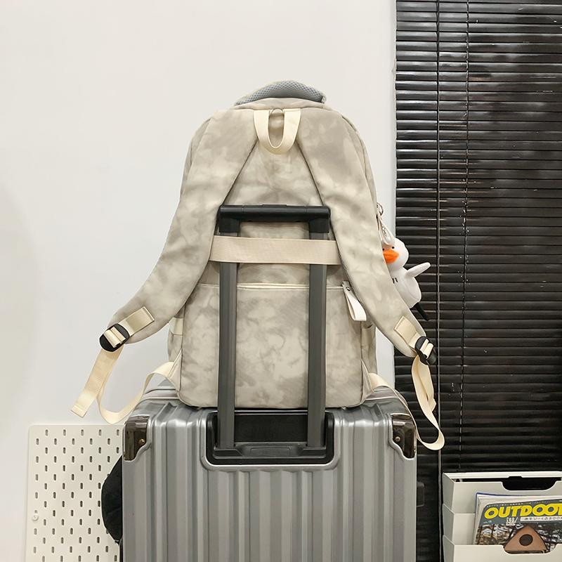 Middle School Student Schoolbag Men's Letter Backpack Women's Large Capacity Backpack