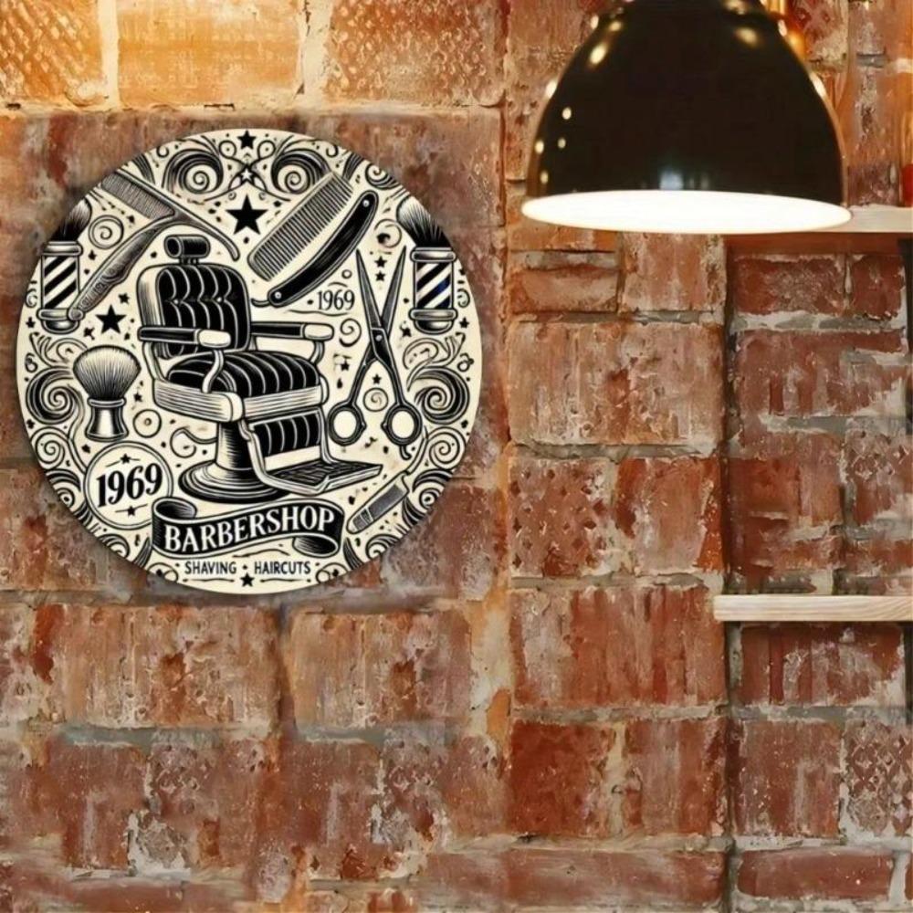 Vintage Barber Shop Metal Wall Art Retro Decor Gift For Men