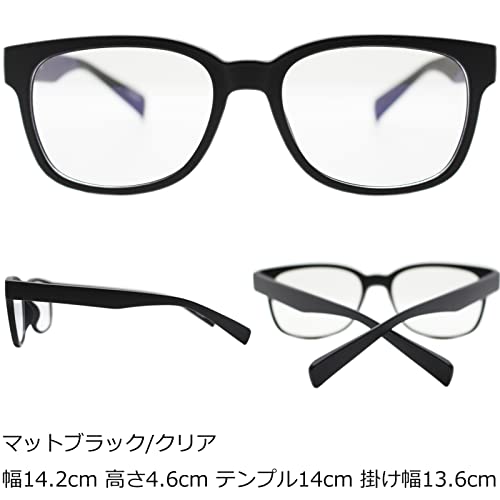 Eight Tokyo Reading Glasses for Men and Women, Blue Light Blocking, Made in Japan, Wellington and Boston Styles, Lightweight, Clear, UV Protection, 1.