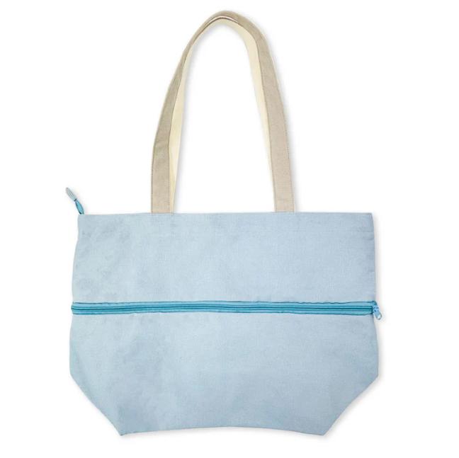 Mofusand Stretchable Tote Bag L Size ( Blue ) Japan NEW