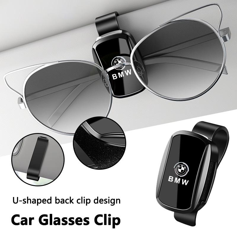 Fashion Car Sun Visor Glasses Clip Sunglasses Storage Holder For BMW M 50th 1 2 3 4 5 7 Series X1 X3 X4 X5 X6 X7 F10 F30 E46 E60 blvc18