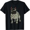 French Bulldog Mummy Halloween Costume Dog Lover Graphic Tee Breathable Cotton Casual T-Shirt