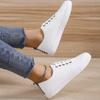Fashion Women Sneakers Vulcanize Shoes Spring Autumn Breathable Flats Solid Color Mesh Shoes Young Woman Casual White Shoes