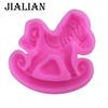 Silicone Mold Baby Trojan Horse Toys Shape Fondant Baking Chocolate Cake Decorating Tools Craft Mold