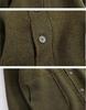 Men's Thick Knit Cardigan - Autumn Winter Solid Color Simple Sweater Coat