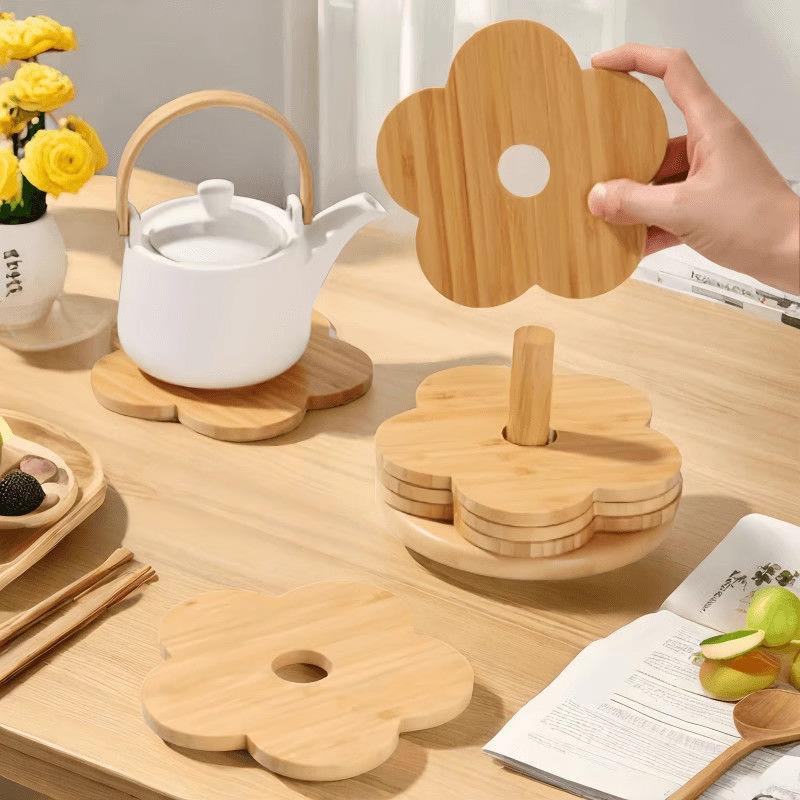 

Подставка под горячее из массива дерева для кастрюль, подставки, миски, тарелки и блюда 12x12 cm