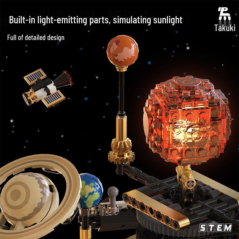 Tuomu T2004 Solar System Science Puzzle - Compatible with Lego