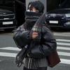 Fashion Women's Pu Cotton Jacket Solid Stand Collar Long Sleeve Short Padded Jackets Female Autumn Winter Versatile Streetwear