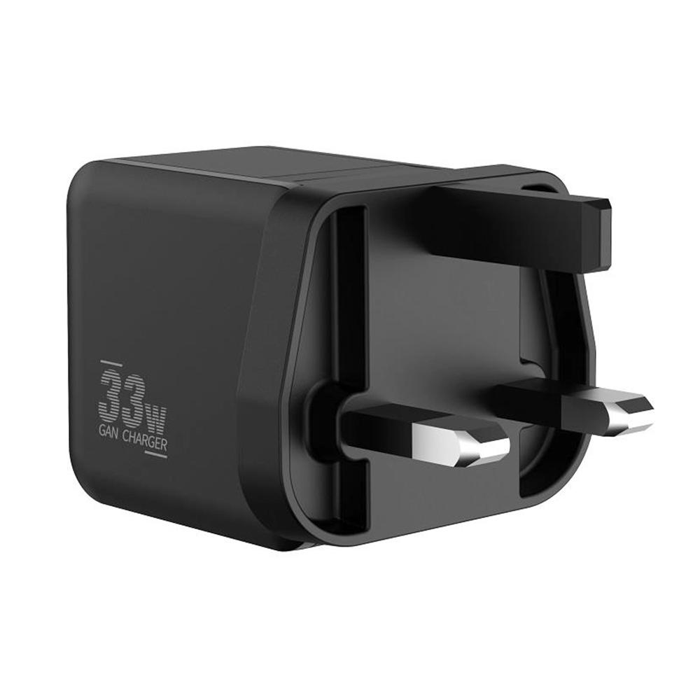 MINIX p1 Mini 33W 2-Port GaN Wall Charger with Multi-Protection Safety System
