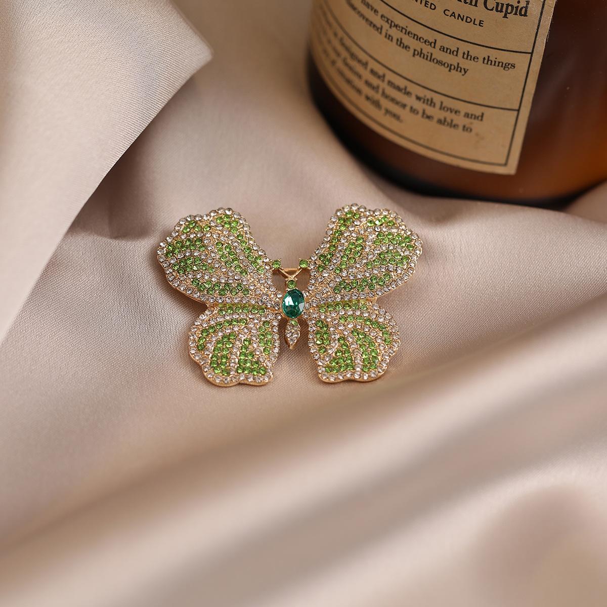 

Брошь-бабочка из сплава высокого класса с изысканным дизайном и легкой роскошью, аксессуар для свитера 614#