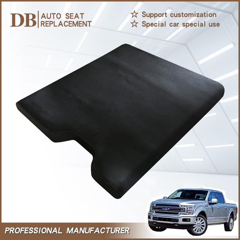For Ford F150 2015-2023 2016 2017 Center Console Armrest Protection Cushion Breathable Armrest Box Cover Pad Car Accessories