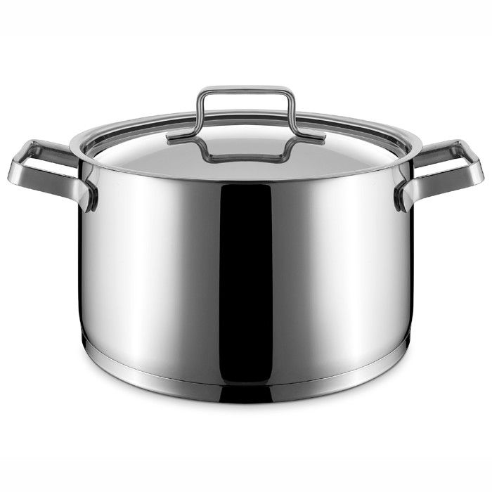 Braisière avec Couvercle Inox 20 cm - Pujadas - Capacité 4 L - Tous feux dont induction