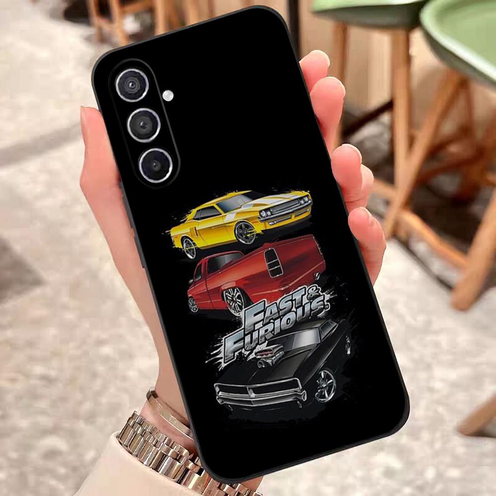 

F-Fast And F-Furious Moive Phone Case For Samsung S25 Edge 24 23 22 21 20 Ultra Plus Fe Galaxy A54 53 34 25 16 Silicon Cover Samsung S23 Plus