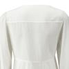 Ribbon Neck Square Double Ruffle Blouse  Gq1sh009f 