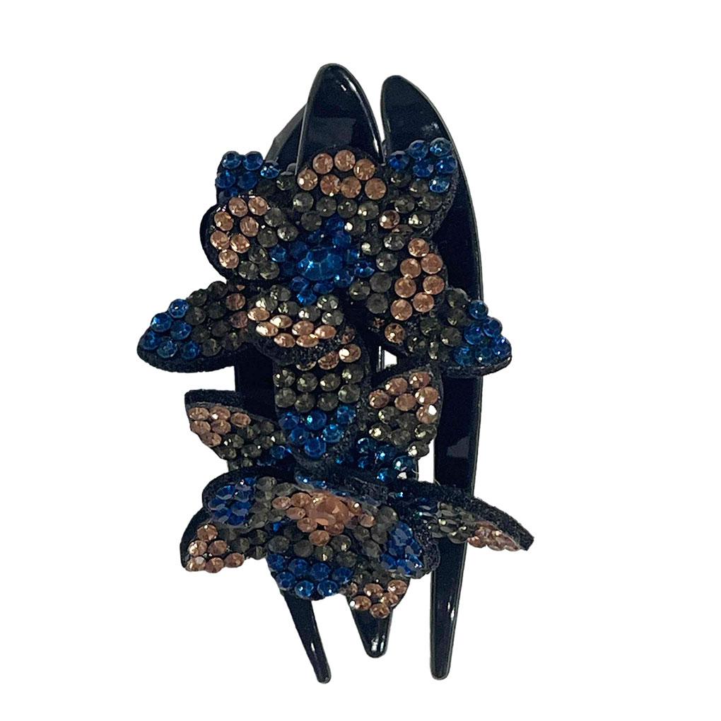 

Rhinestone Hair Claw Hairpin Vintage Shinning Styling Barrettes Clips Girls Ponytail Holder Headwear Ornaments type4