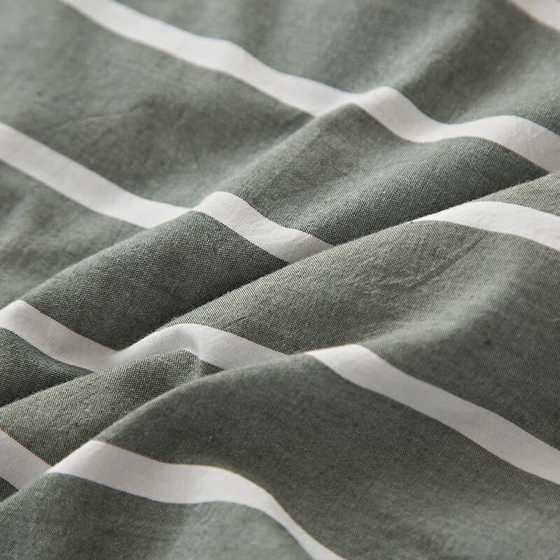 Hengyuanxiang Green Stripe Cushion Quilt