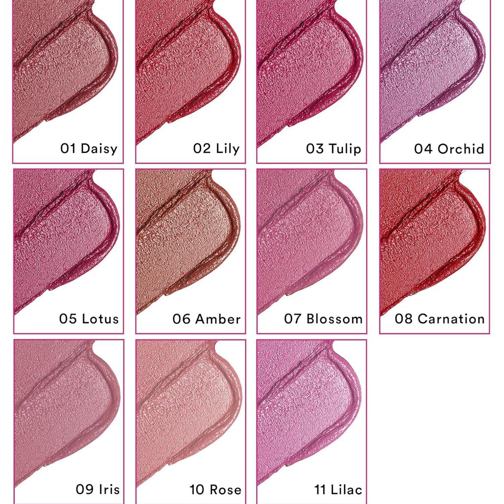 Sugar Pop Satin Matte Lipstick 08 Carnation Highly Pigmented Long Lasting Hydrating Lip Colour Velvet Finish Makeup 3 gm