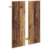 Wall Mounted Nightstand Reclaimed Wood Look 70 x 10 x 90 cm Particleboard