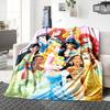 1Pc Magic Frozen Kingdom Blanket For Couch Bed Plush Cozy Fuzzy Blanket Super Soft Warm Blankets For Fall And Winter 091868