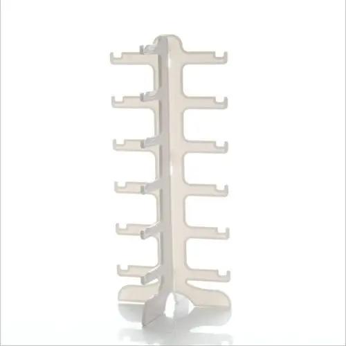 6 Pairs Countertop Glasses Display Stand Plastic Shelf Sunglasses Display Stand Hanging Rack