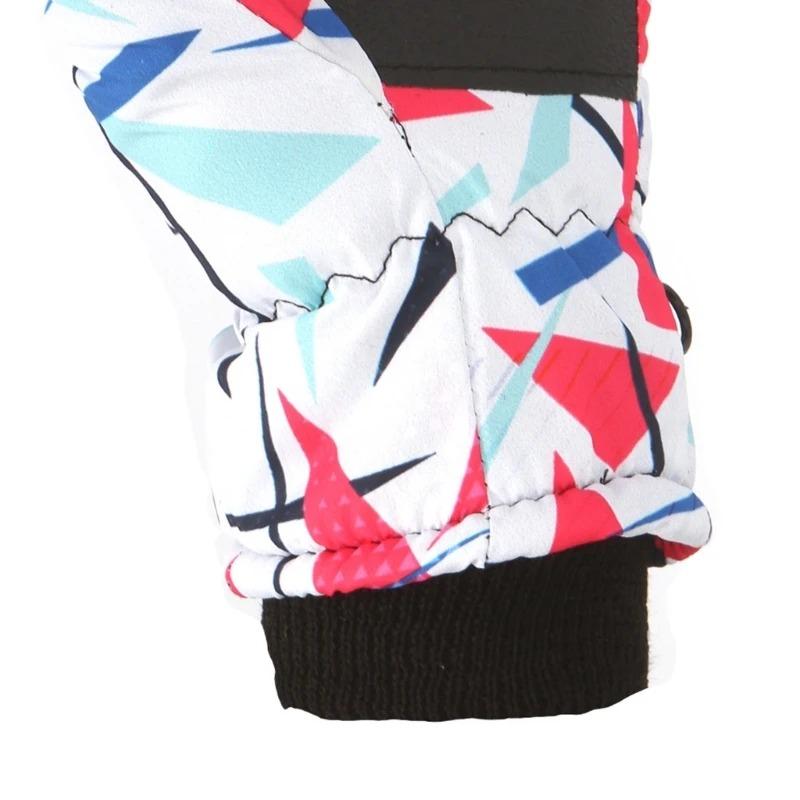 Children Thermal Ski Gloves Winter Outdoor Waterproof Windproof Fleece Child's Warm Snowboard Gloves for Skiing Riding.
