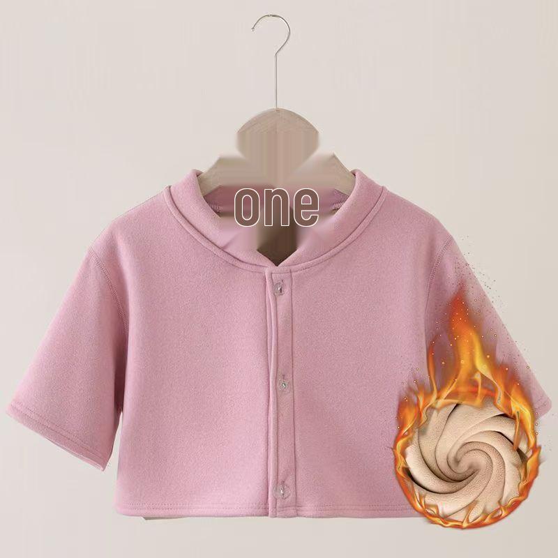 Velvet Maternity Cardigan: Shoulder & Waist Protection, Short Sleeve, Warm Sleepwear for Autumn & Winter